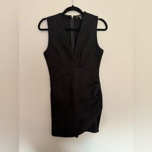 Lulu's Chic Black Mini Dress